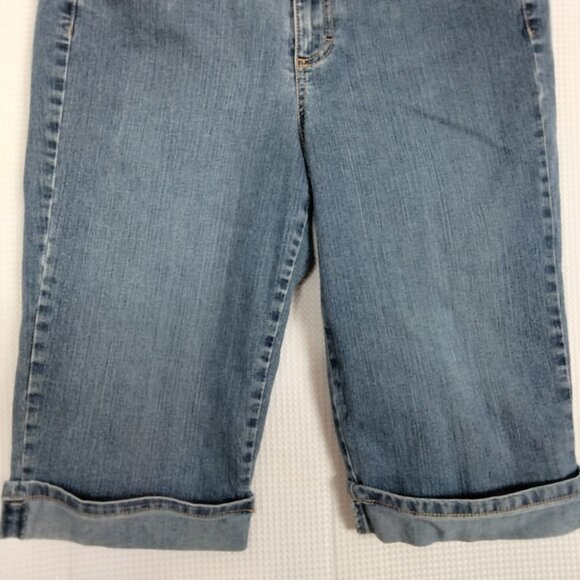 Bandolinoblu Denim Bermuda Length shorts size 10 - Picture 4 of 8